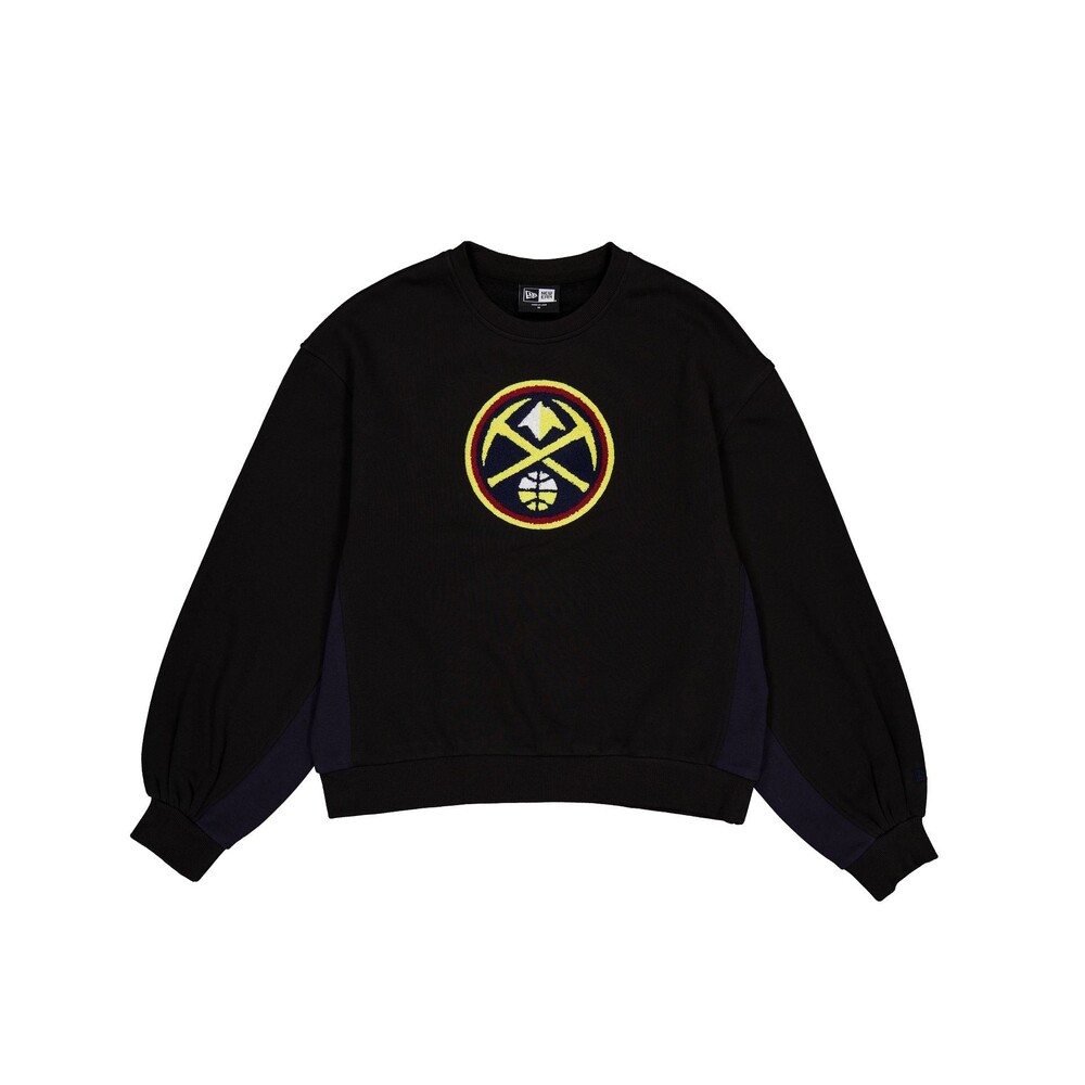 New Era Denver Nuggets Sport Night Women's Crewneck - Size XS